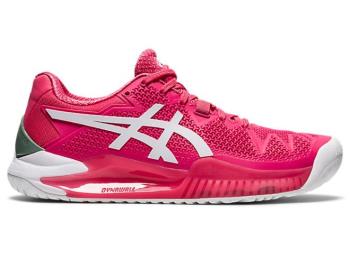 Asics Dam Tennisskor GEL-Resolution 8 Rosa/Vita